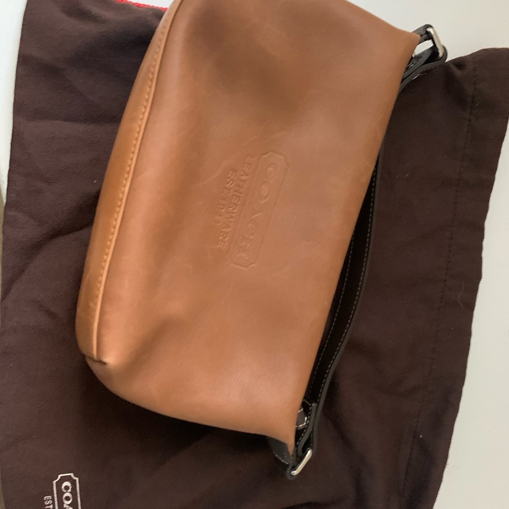 Coach leather clutch